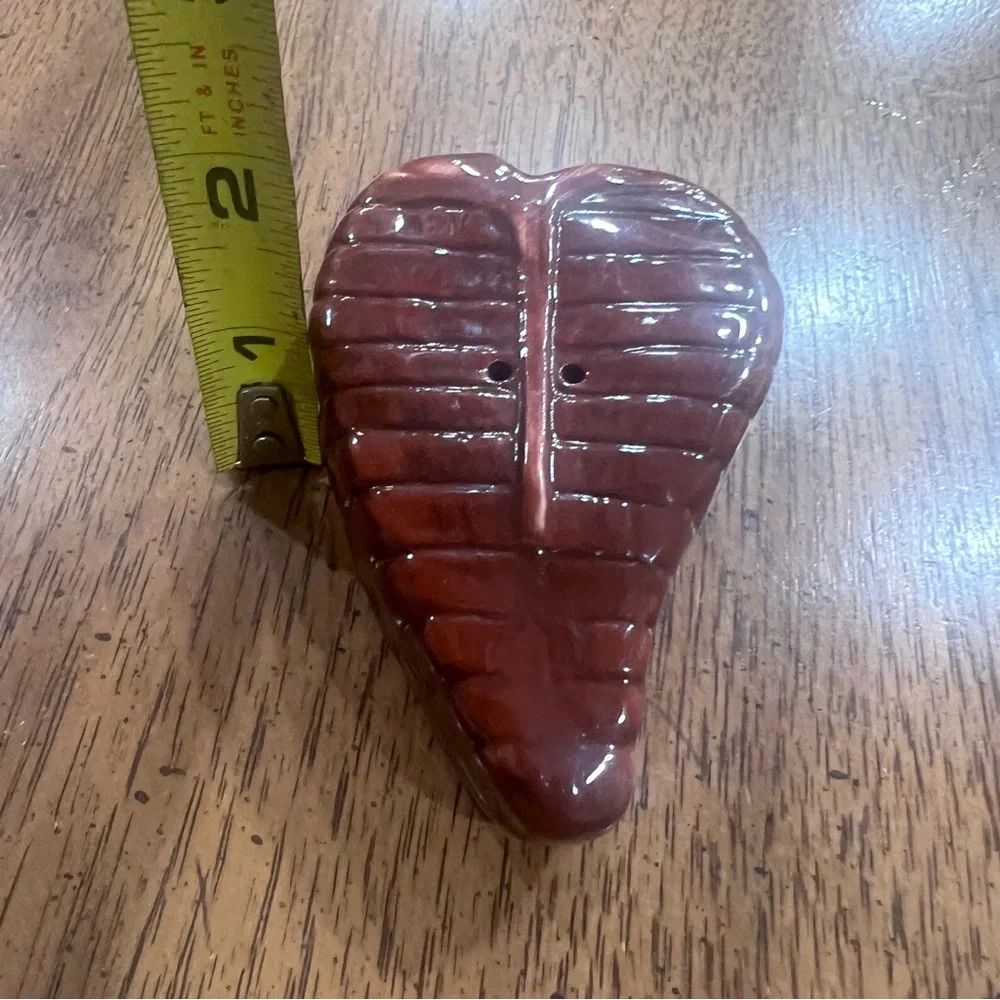Ceramic Steak, Baked Potato, and Ice Cream Scoop Salt and Pepper Set
